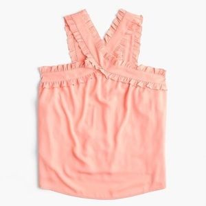 J. Crew Drapey Cross Front Top